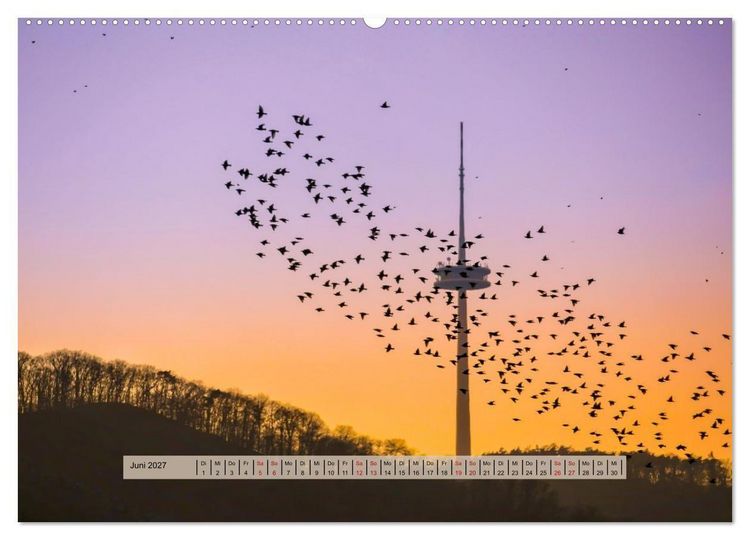 Produktbild: Nebel, Licht und Wunder (hochwertiger Premium Wandkalender 2027 DIN A2 quer), Kunstdruck in Hochglanz