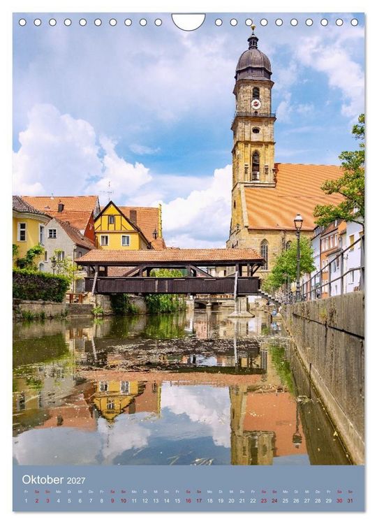 Produktbild: Zeitlose Oberpfalz Impressionen. Sehensw&uuml;rdigkeiten voller Vielfalt (Wandkalender 2027 DIN A4 hoch), CALVENDO Monatskalender