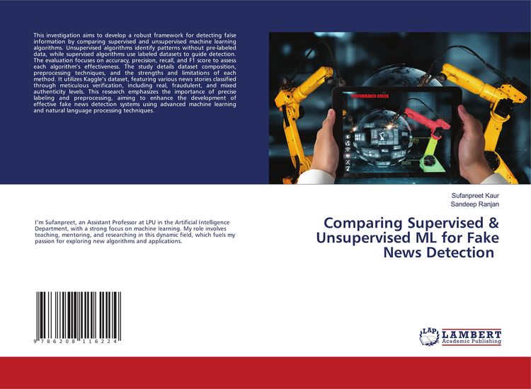 Produktbild: Comparing Supervised & Unsupervised ML for Fake News Detection