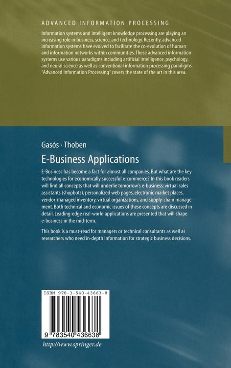 Produktbild: E-Business Applications