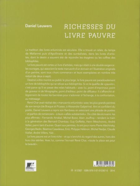 Produktbild: Richesses du livre pauvre