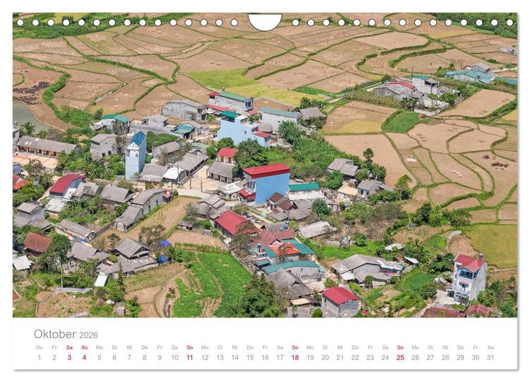Produktbild: Vietnam - Der Norden (Wandkalender 2026 DIN A4 quer), CALVENDO Monatskalender