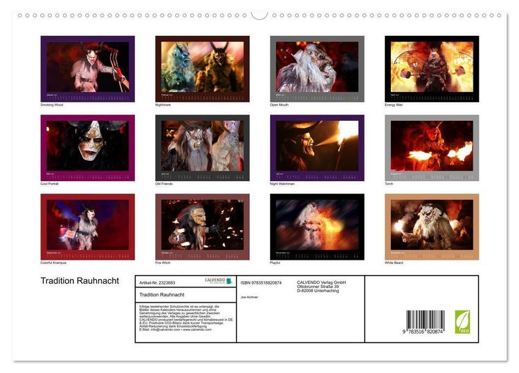 Produktbild: Tradition Rauhnacht (hochwertiger Premium Wandkalender 2027 DIN A2 quer), Kunstdruck in Hochglanz