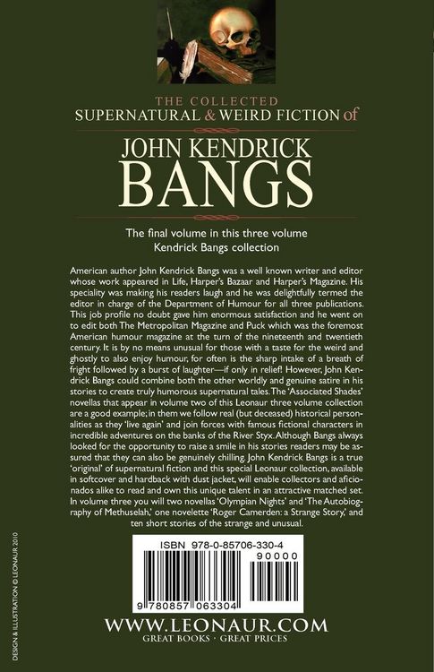 Produktbild: The Collected Supernatural and Weird Fiction of John Kendrick Bangs