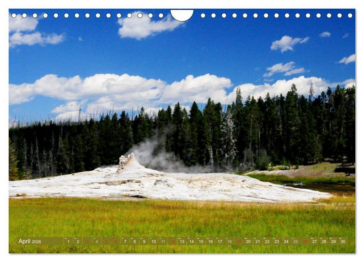 Produktbild: Der Yellowstone Nationalpark (Wandkalender 2026 DIN A4 quer), CALVENDO Monatskalender