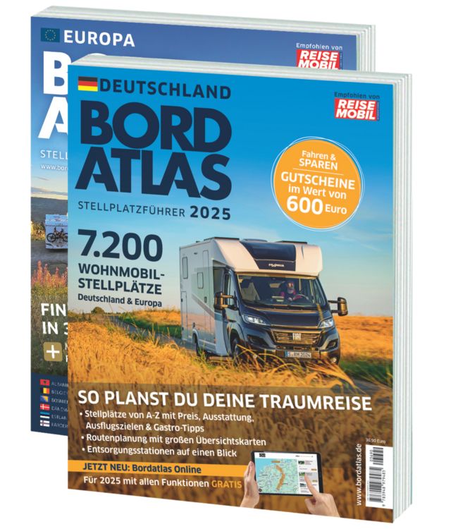 Produktbild: Bordatlas Stellplatzf&uuml;hrer 2025