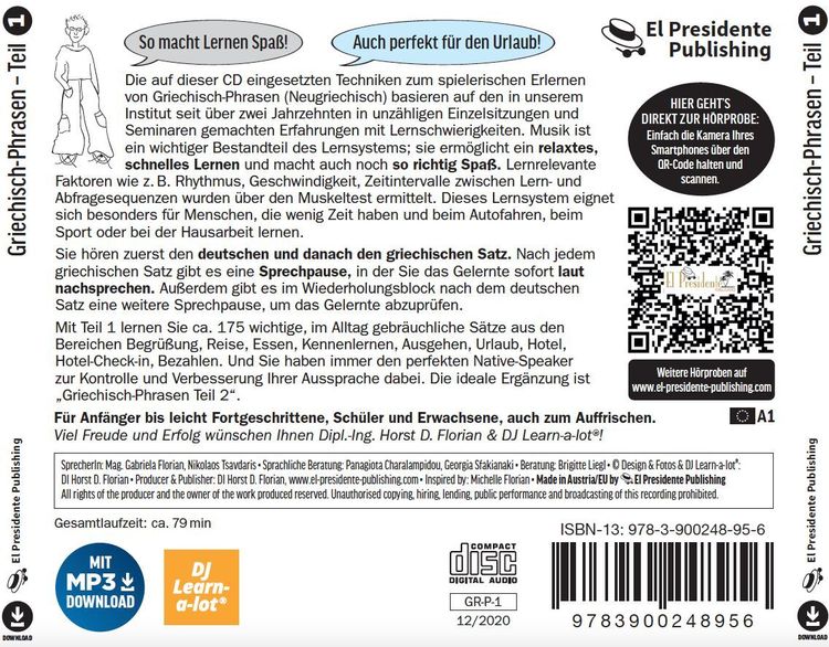 Produktbild: Griechisch-Phrasen spielerisch erlernt - Teil 1