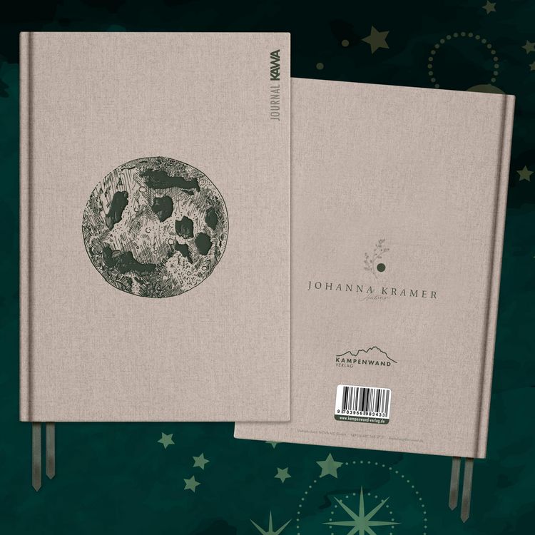 Produktbild: Mondjournal | Inspirierendes Wissen &uuml;ber den Mond | die Heilkraft des Schreibens | Anleitung f&uuml;r ein Schreibritual zu Neu- und Vollmond |Vergebung und Dankbarkeit | Gleichgewicht und Erf&uuml;llung finden