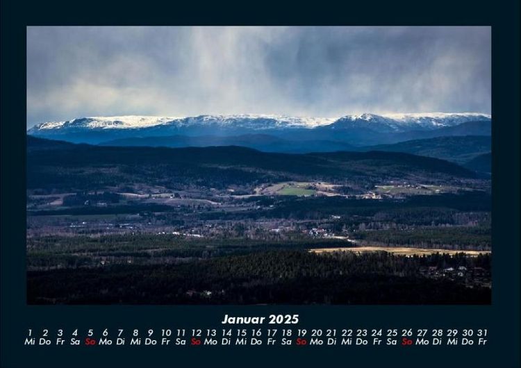 Produktbild: Berge 2025 Fotokalender DIN A4