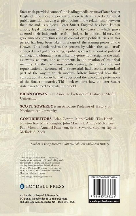 Produktbild: State Trials and the Politics of Justice in Later Stuart England