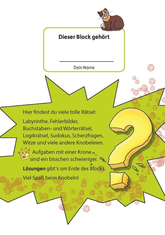 Produktbild: Rätselblock ab 8 Jahre - Band 2