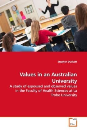 Produktbild: Duckett, S: Values in an Australian University