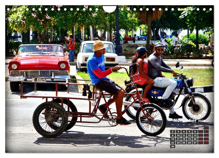 Produktbild: Lastenr&auml;der in Havanna (Wandkalender 2026 DIN A4 quer), CALVENDO Monatskalender