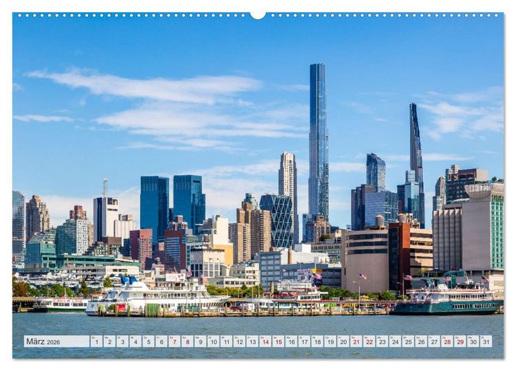 Produktbild: NEW YORK CITY Urbane Magie (Wandkalender 2026 DIN A2 quer), CALVENDO Monatskalender