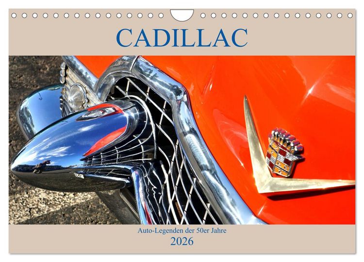 Produktbild: Auto Legenden CADILLAC (Wandkalender 2026 DIN A4 quer), CALVENDO Monatskalender