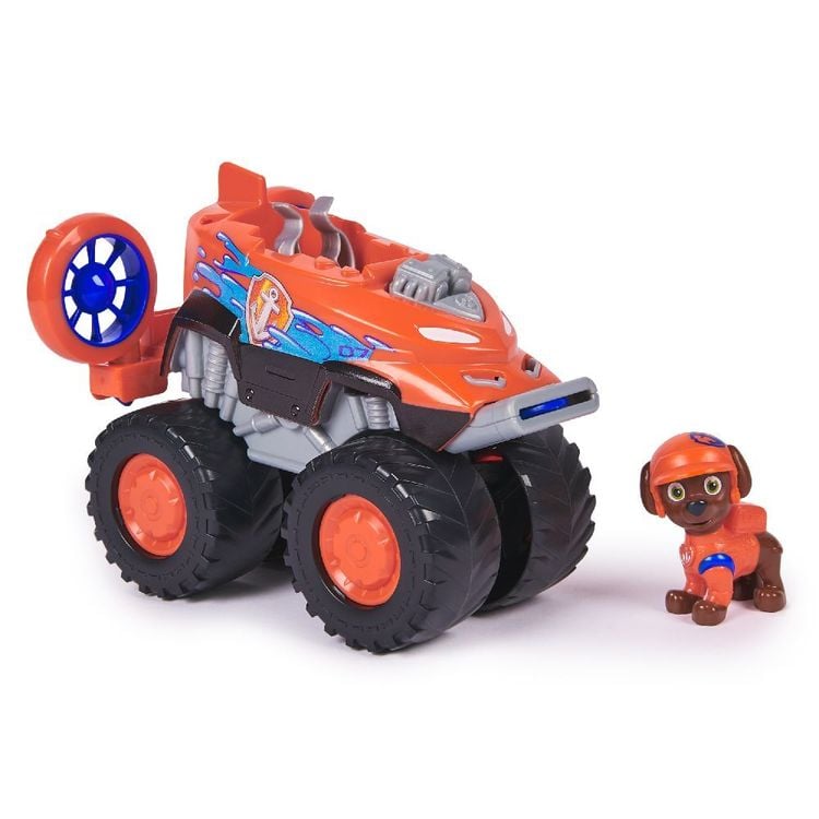 Produktbild: PAW Patrol Rescue Wheels - Zumas Monstertruck mit Geschoss-Abwurf und Hundefigur Zuma