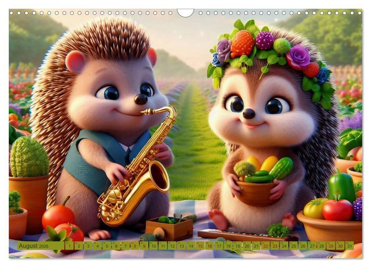 Produktbild: Kindertr&auml;ume - Lachen mit tierischen Kameraden (Wandkalender 2026 DIN A3 quer), CALVENDO Monatskalender
