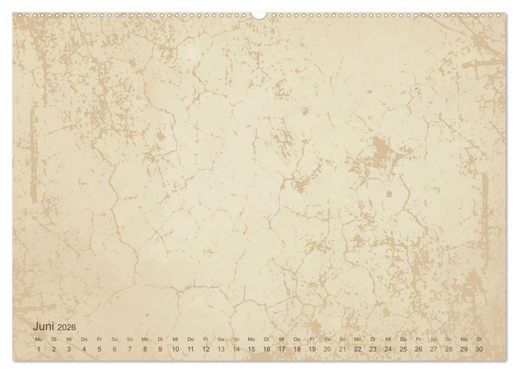 Produktbild: Vintage DIY Bastel-Kalender - Zum Selbstgestalten (Wandkalender 2026 DIN A2 quer), CALVENDO Monatskalender
