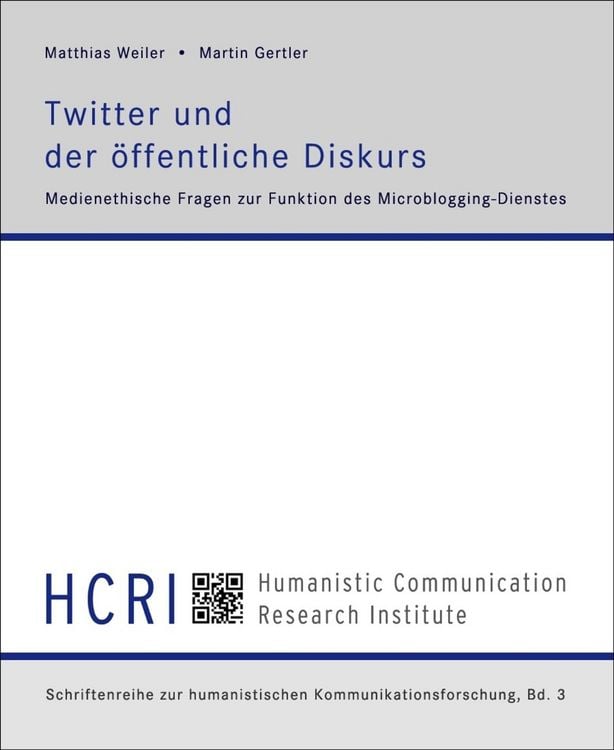 Produktbild: Twitter und der &ouml;ffentliche Diskurs