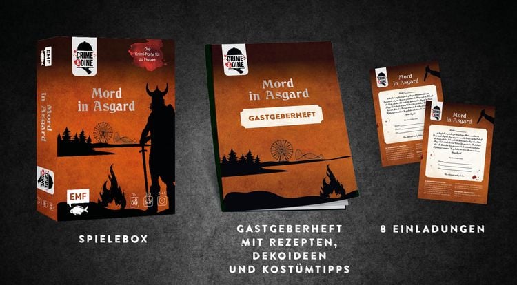 Produktbild: Crime & Dine &ndash; Das Krimi-Dinner-Set: Mord in Asgard