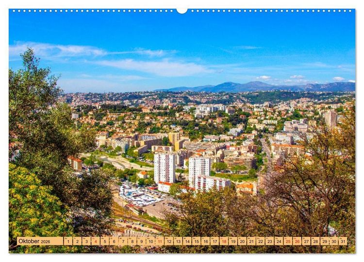Produktbild: Zauber der C&ocirc;te d'Azur (hochwertiger Premium Wandkalender 2026 DIN A2 quer), Kunstdruck in Hochglanz