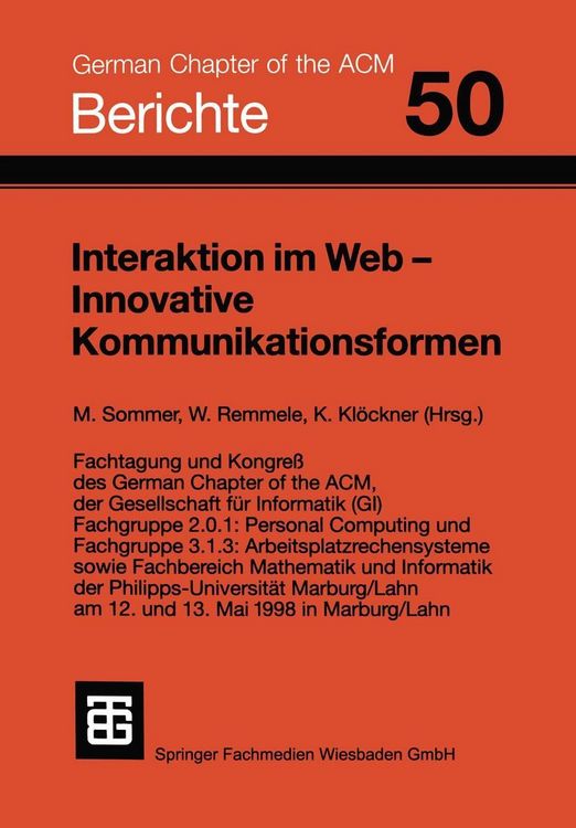 Produktbild: Interaktion im Web - Innovative Kommunikationsformen