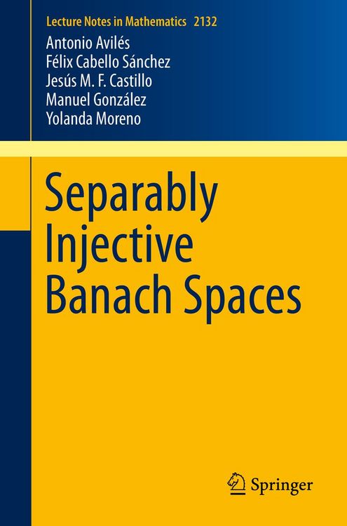 Produktbild: Separably Injective Banach Spaces