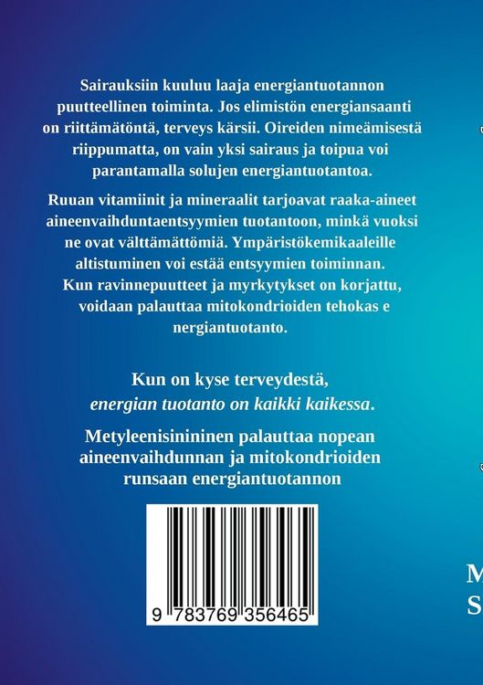 Produktbild: Metyleenisinisen k&auml;ytt&ouml;opas