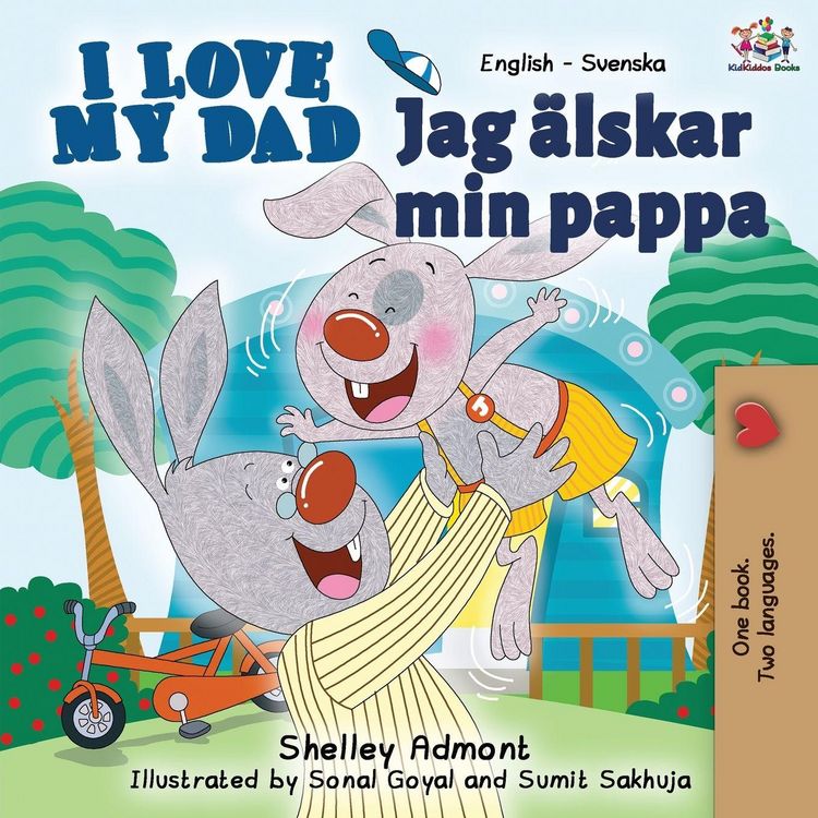 Produktbild: I Love My Dad (English Swedish Bilingual Book)