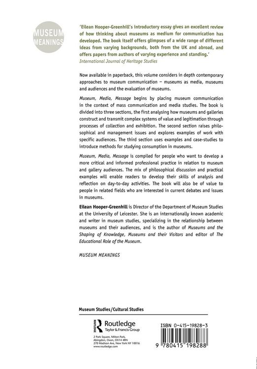 Produktbild: Museum, Media, Message
