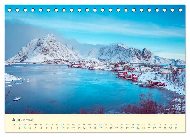 Produktbild: Wanderwege - zu Fu&szlig; in Europa (Tischkalender 2026 DIN A5 quer), CALVENDO Monatskalender