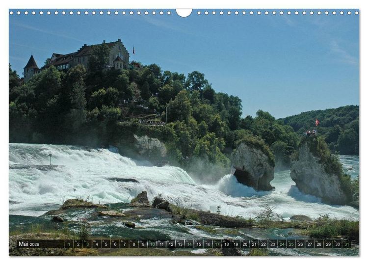 Produktbild: Wasserf&auml;lle der Welt 2026 (Wandkalender 2026 DIN A3 quer), CALVENDO Monatskalender