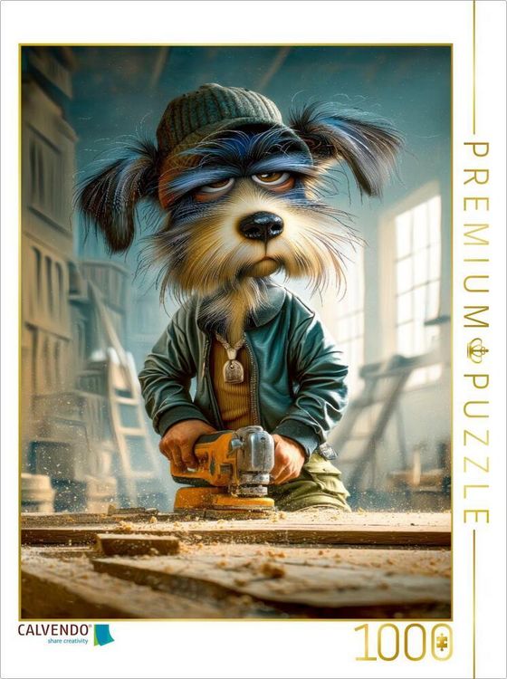 Produktbild: CALVENDO Puzzle Ich tischlere mit Herz und Augenma&szlig; | 1000 Teile Lege-Gr&ouml;&szlig;e 64x48cm Foto-Puzzle f&uuml;r gl&uuml;ckliche Stunden