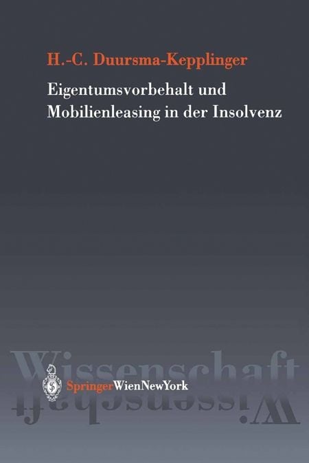 Produktbild: Eigentumsvorbehalt und Mobilienleasing in der Insolvenz