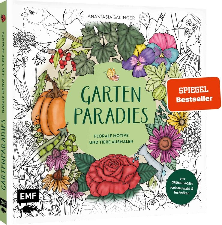 Produktbild: Gartenparadies &ndash; Florale Motive und Tiere ausmalen