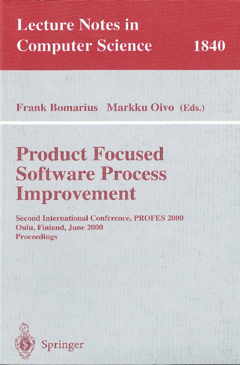 Produktbild: Product Focused Software Process Improvement