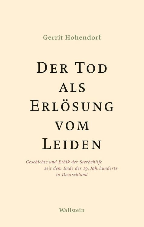 Produktbild: Der Tod als Erl&ouml;sung vom Leiden
