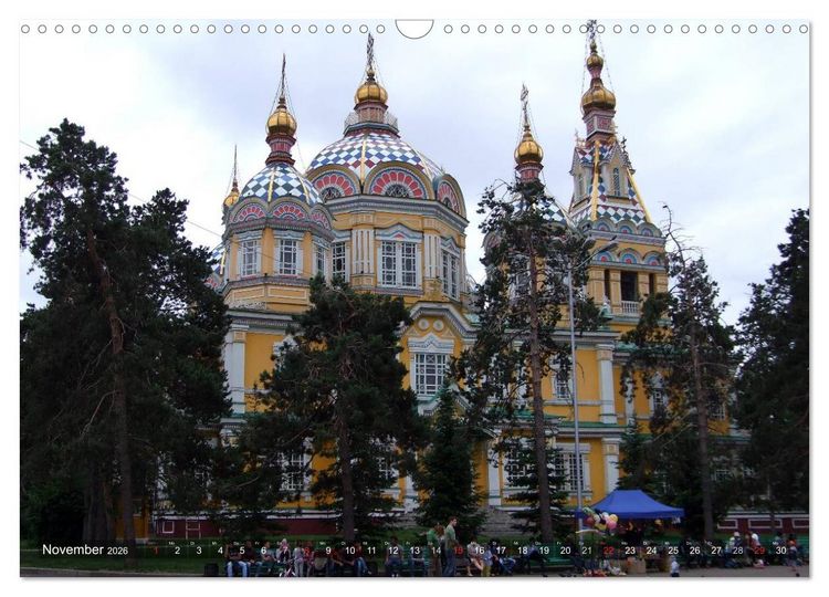 Produktbild: Kasachstan - Eine Bilder-Reise (Wandkalender 2026 DIN A3 quer), CALVENDO Monatskalender