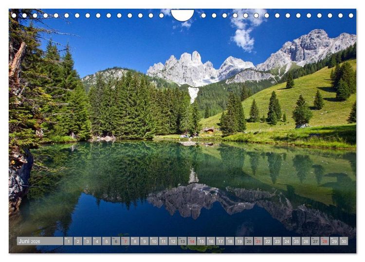 Produktbild: Die Bischofsm&uuml;tze im sch&ouml;nen Salzburger Land (Wandkalender 2026 DIN A4 quer), CALVENDO Monatskalender