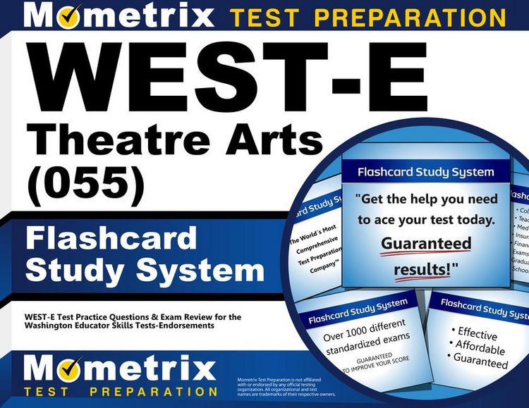 Produktbild: West-E Theatre Arts (055) Flashcard Study System