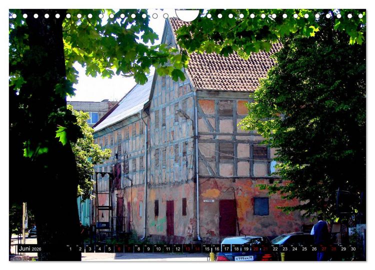 Produktbild: Tilsit - Grenzstadt an der Memel (Wandkalender 2026 DIN A4 quer), CALVENDO Monatskalender