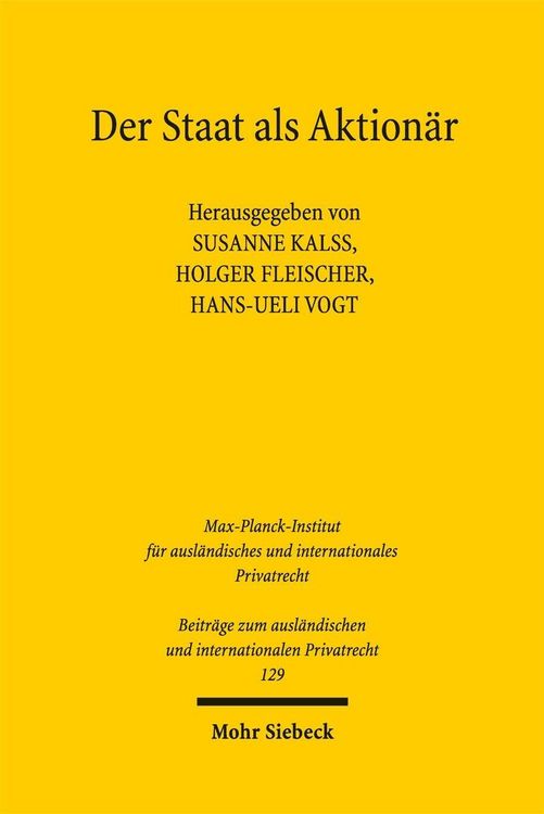 Produktbild: Der Staat als Aktion&auml;r