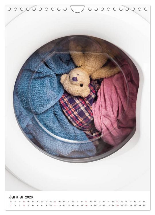 Produktbild: Teddyb&auml;ren Abenteuer - Zu Hause und Unterwegs (Wandkalender 2026 DIN A4 hoch), CALVENDO Monatskalender