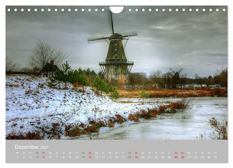 Produktbild: M&uuml;hlenmuseum Gifhorn (Wandkalender 2027 DIN A4 quer), CALVENDO Monatskalender