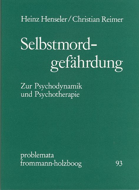 Produktbild: Selbstmordgef&auml;hrdung