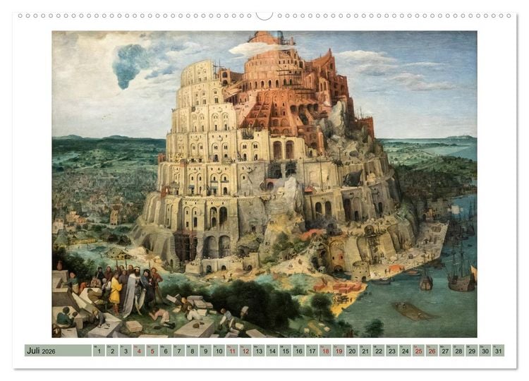Produktbild: Pieter Bruegel d.&Auml;. (Wandkalender 2026 DIN A2 quer), CALVENDO Monatskalender