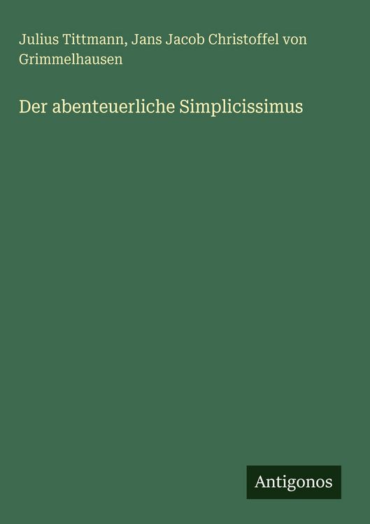 Produktbild: Der abenteuerliche Simplicissimus
