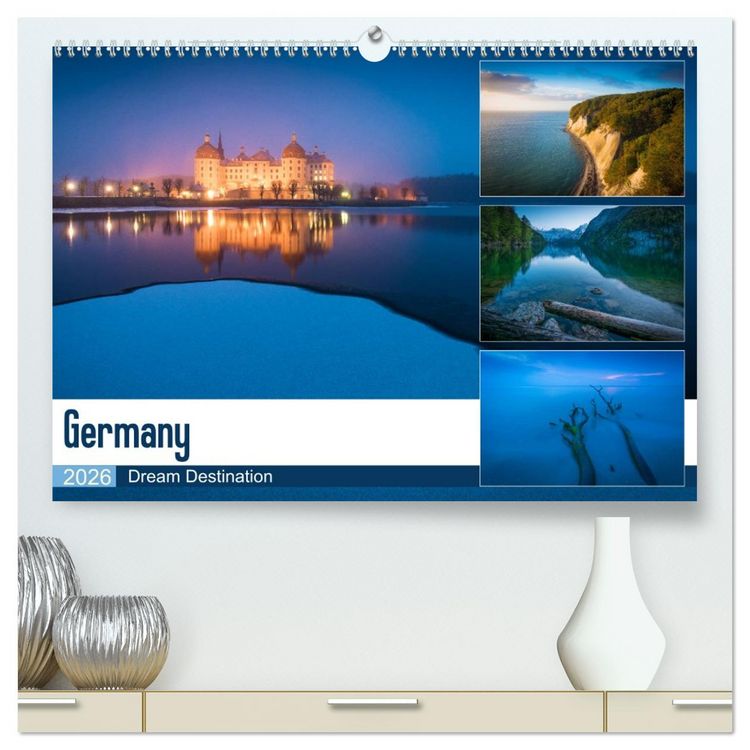 Produktbild: Germany - Dream Destination (High Quality Premium Wall Calendar 2026 DIN A2 landscape),CALVENDO 12 Month Wall Calendar