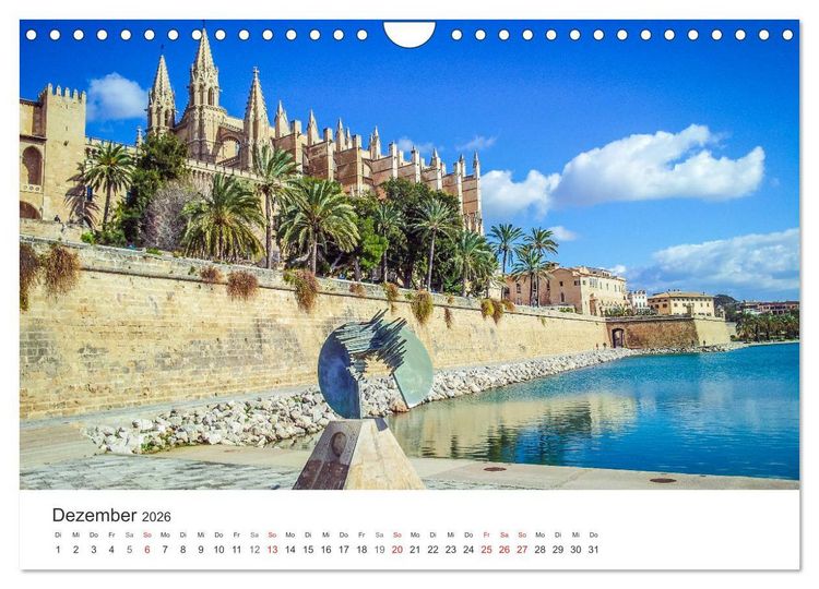 Produktbild: Mallorca, Mallorca (Wandkalender 2026 DIN A4 quer), CALVENDO Monatskalender