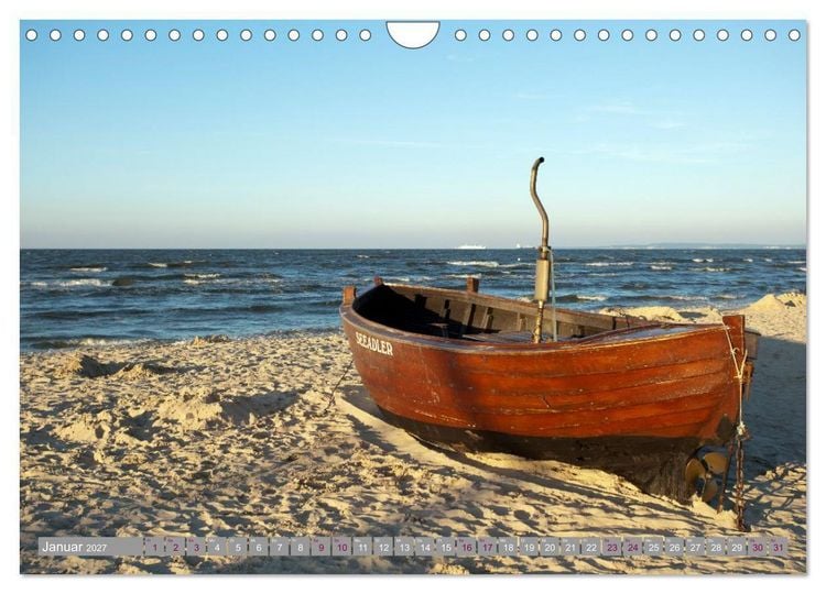 Produktbild: Usedom - Perle an der Ostsee (Wandkalender 2027 DIN A4 quer), CALVENDO Monatskalender